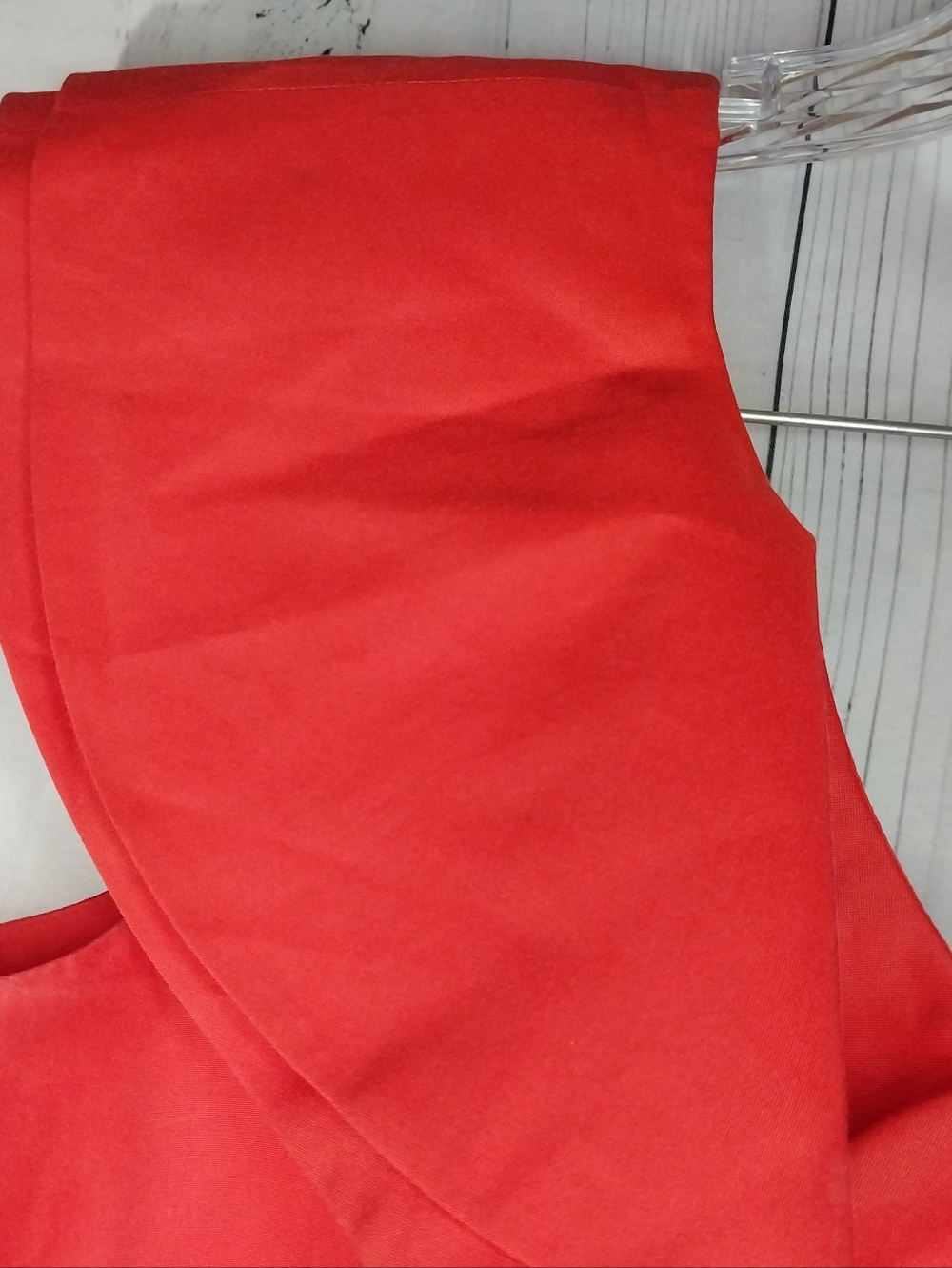 J. Crew Red One-Shoulder Ruffle Sheath Cocktail Classic Contemporary Dress - Picture 3 of 8